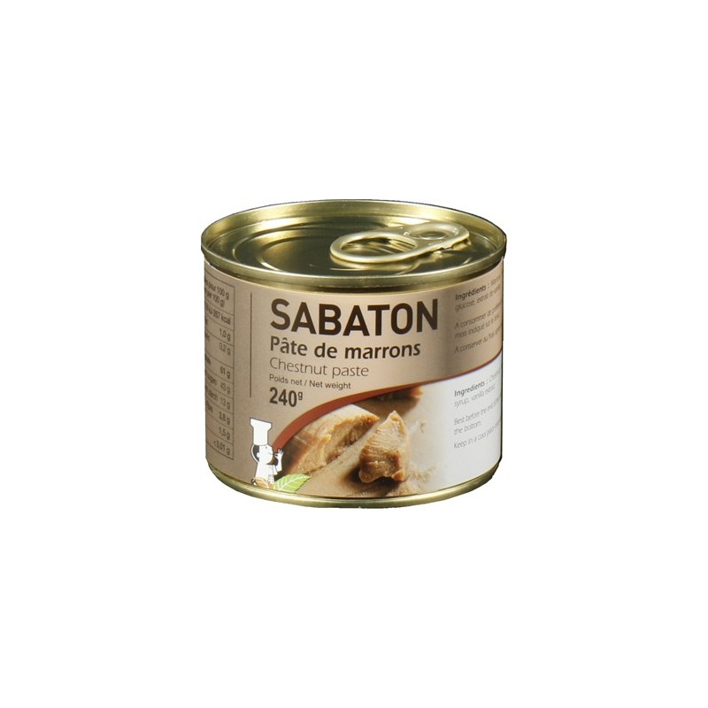 Sabaton - Pâte de marrons Sabaton 240 g
