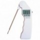 Digital thermometer with retractable probe -50°C to +300°C