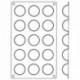 Silicone mould Gastroflex 15 half spheres Ø 43 mm