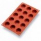 Silicone mould Gastroflex 15 round petits fours Ø 40 mm