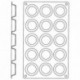 Silicone mould Gastroflex 15 tartlets Ø 50 mm