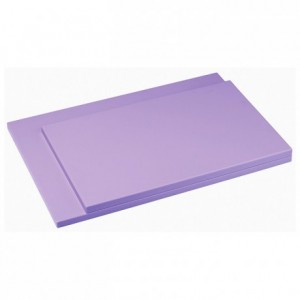Chopping board PEHD 500 purple 530 x 325 mm