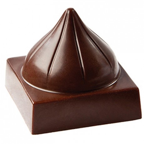 Moule 24 bonbons noisette en polycarbonate pour chocolat