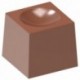 Moule 24 bonbons carrés creux en polycarbonate pour chocolat