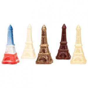 Moule 14 bonbons tours Eiffel en polycarbonate pour chocolat