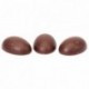 Chocolate mould polycarbonate 45 half eggs striated