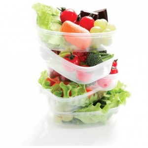 Container with lid PP 250 mL (500pcs)