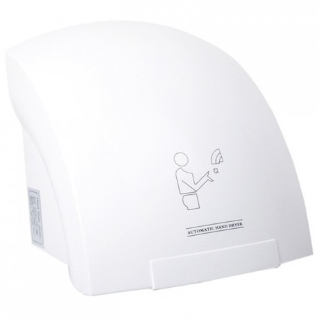Wall mounted hand dryer ABS white