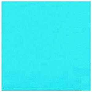 Serviette Airlaid turquoise 40 x 40 cm (lot de 600)