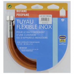 Flexible inox butane propane