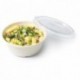 Round fiber salad bowl 100 cL (600 pcs)