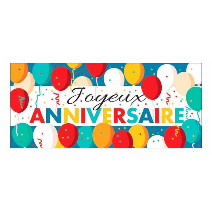Une banderole Joyeux Anniversaire en CADEAU  Banderole joyeux  anniversaire, Joyeuse anniversaire, Mots joyeux anniversaire