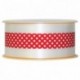 Charlotte ribbon with peas red 20 m