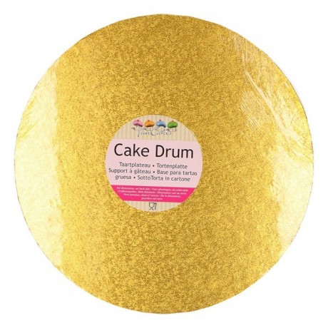 FunCakes Cake Drum Round Ø30,5cm Gold