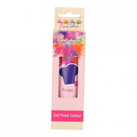 FunCakes - Colorant alimentaire en gel FunCakes Purple 30 g