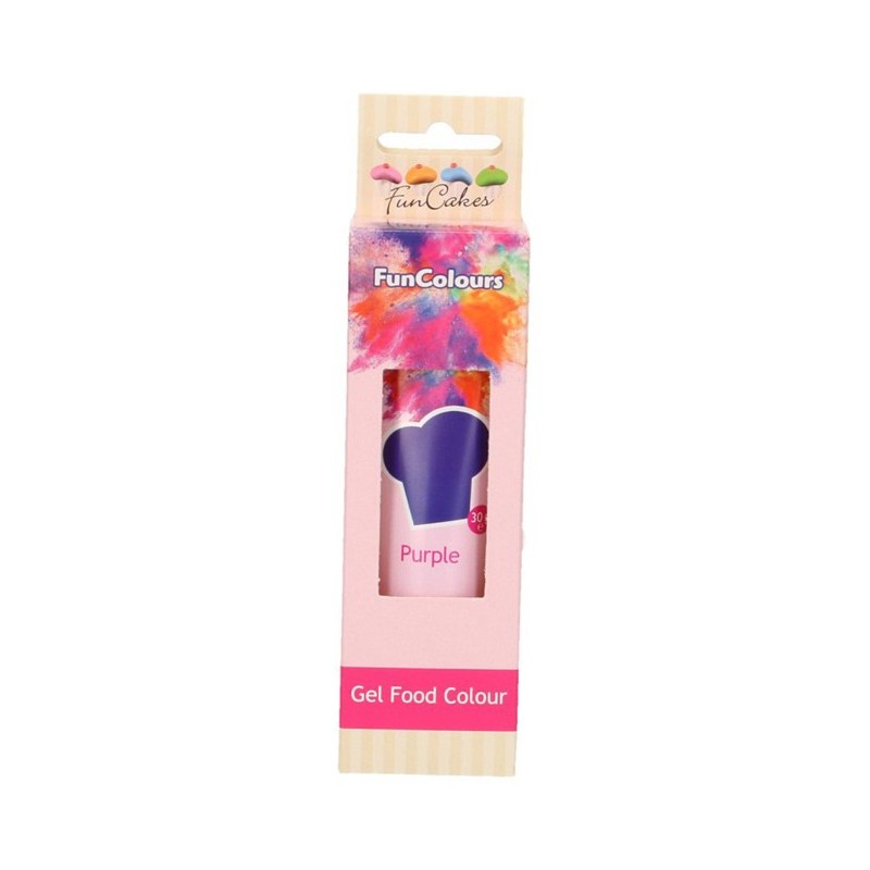 FunCakes - Colorant alimentaire en gel FunCakes Purple 30 g