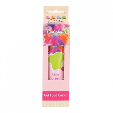 Colorant alimentaire en gel FunCakes Lime Green 30 g