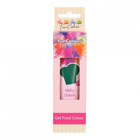 Colorant alimentaire en gel FunCakes Holly Green 30 g