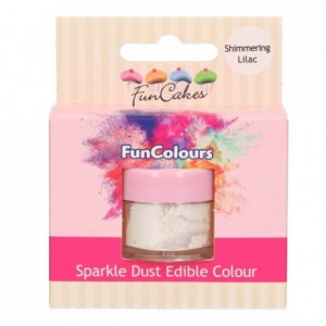 Paillettes alimentaires FunColours FunCakes Shimmering Lilac