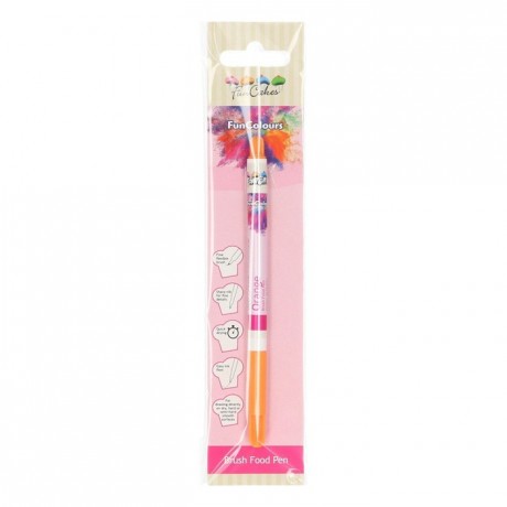 FunCakes Edible FunColours Brush Food Pen Orange