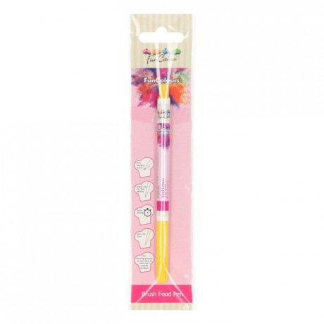 FunCakes Edible FunColours Brush Food Pen Yellow