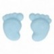 FunCakes Sugar Decorations Baby Feet Blue Set/16