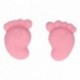 FunCakes Sugar Decorations Baby Feet Girl Set/16