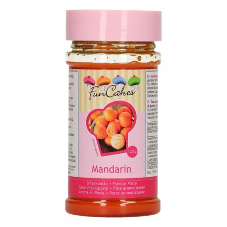 Pâte d'aromatisation FunCakes mandarine 120 g