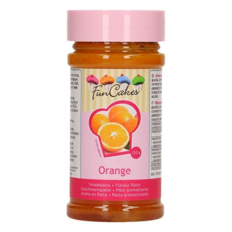 Pâte d'aromatisation FunCakes orange 120 g