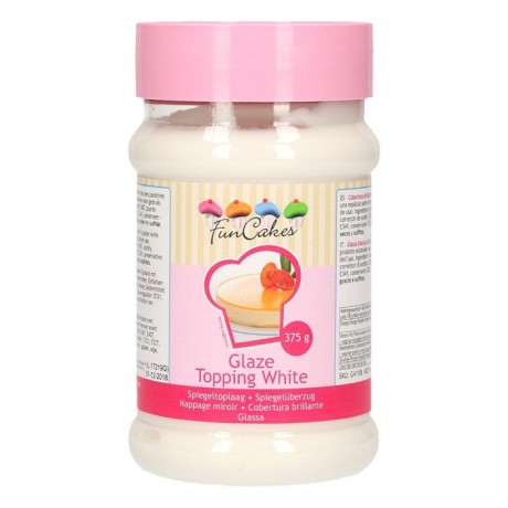 Glaçage miroir FunCakes blanc 375 g