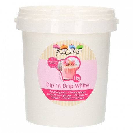 Dip ’n Drip FunCakes blanc 1 kg