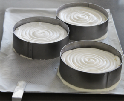 Vacherin glacé vanille cassis