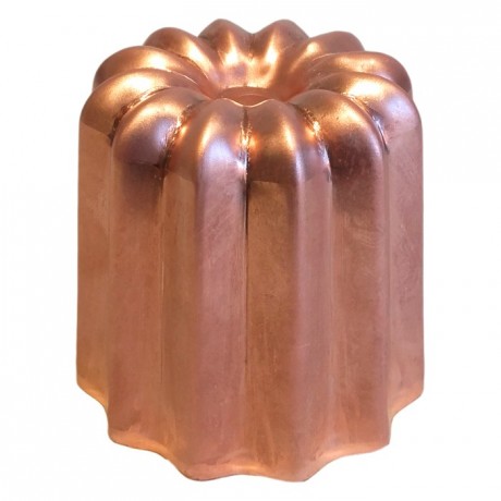 Moule à cannelés - Mould for cannelés copper Ø 55 mm